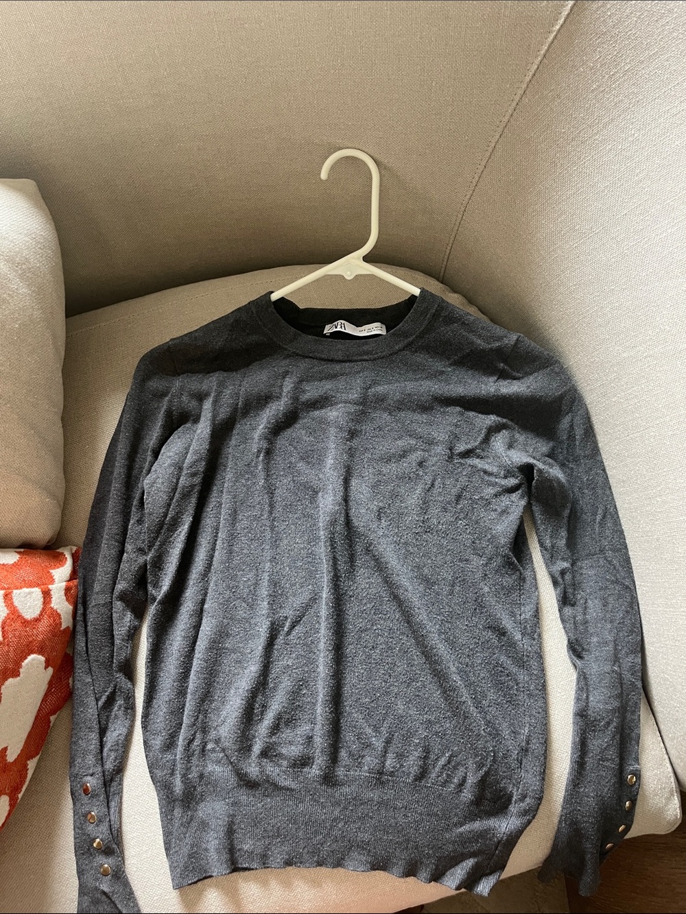 Gray Zara Women’s Small Sweater Shirt